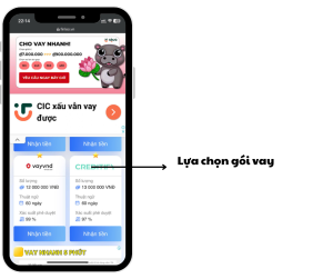 Lựa chọn gói vay