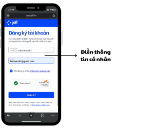 Điền thông tin cá nhân
