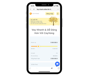 Nhấn chọn số tiền tại đơn vị được đề xuất